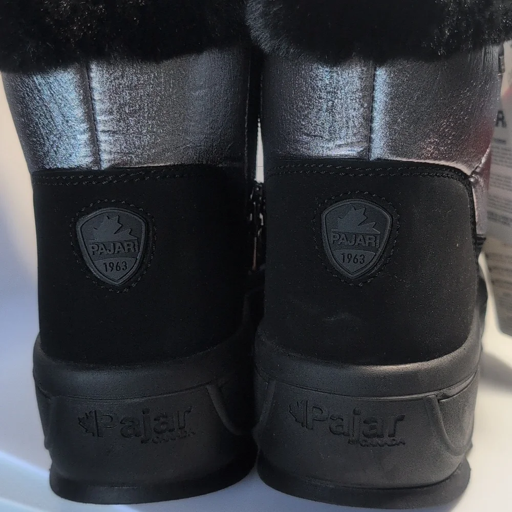 Pajar metallic pewter women's size 10 winter boots - Picture 4 of 6